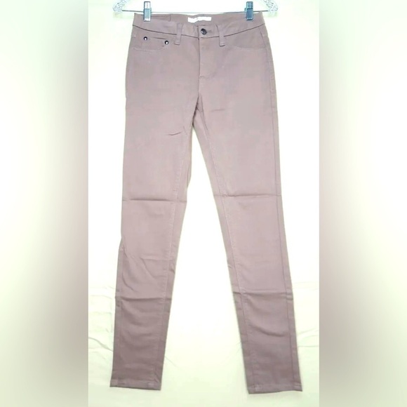 Moussy Azul Basic Jeans Skinny Soft Cotton Khaki Denim Stretch Skinny Women’s XS - Picture 1 of 13